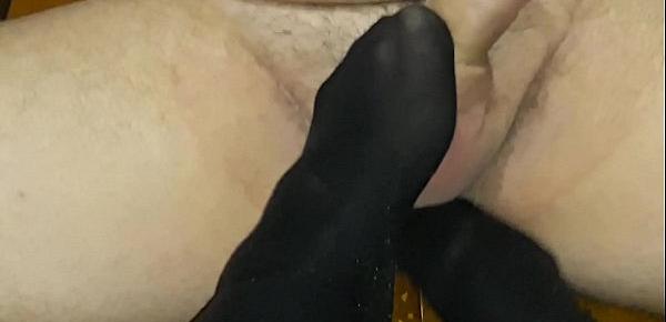 Dominant stepmom orders to kiss her legs. Footfetish